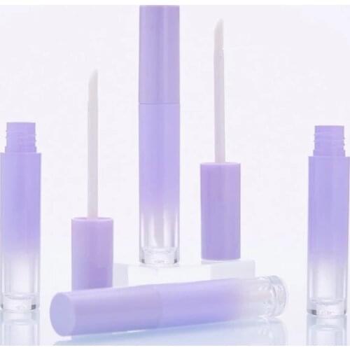 5ml Purple Plastic lip gloss tubes lipgloss tube packaging Liquid Lipstick Tubes bottle Empty Refillable cosmetics containers