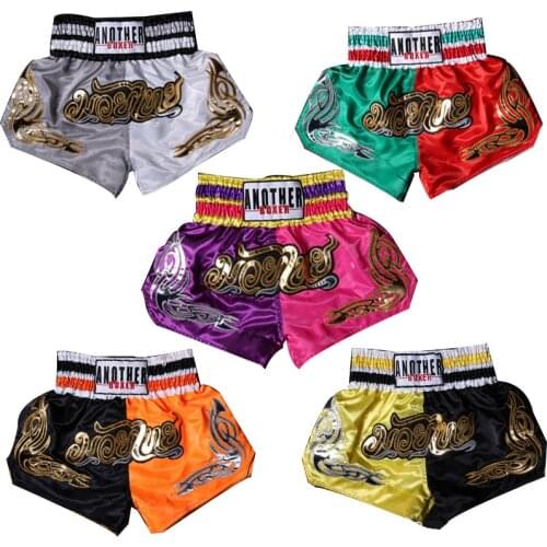 Children Adult Muay Thai Shorts MMA Training Trousers Ventilate Loose Fight Training Pants Boxing Equipment Printing Wholesale