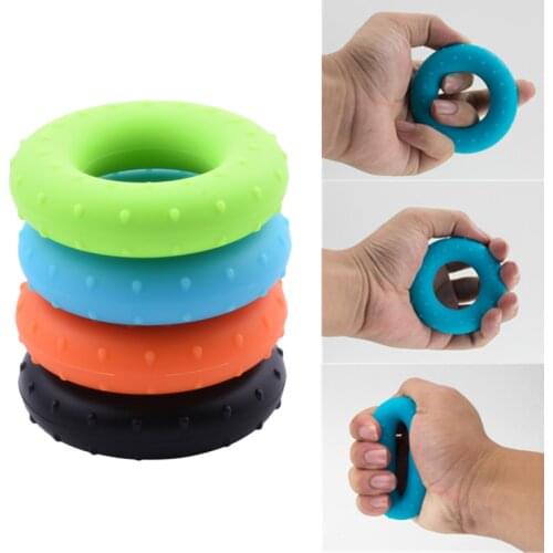 Hand Grip Finger Gripper Strength Trainer Yoga Stretcher Finger Expander Exercise Equipment Gripping Ring Training Wrist Trainer