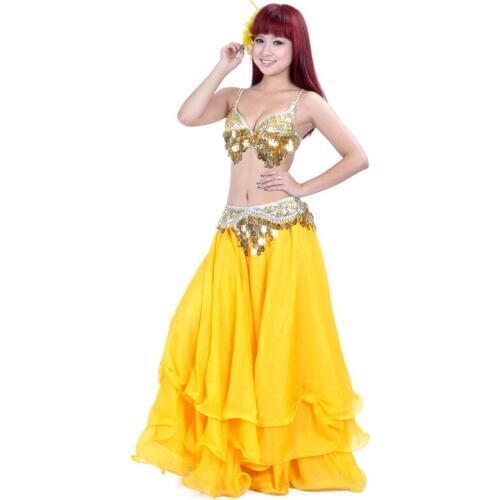 2020 New Belly Dance Costumes Oriental Dance Outfits 3pcs Women Bellydance Costume Set Stage Performance Dress Danza Del Vientre