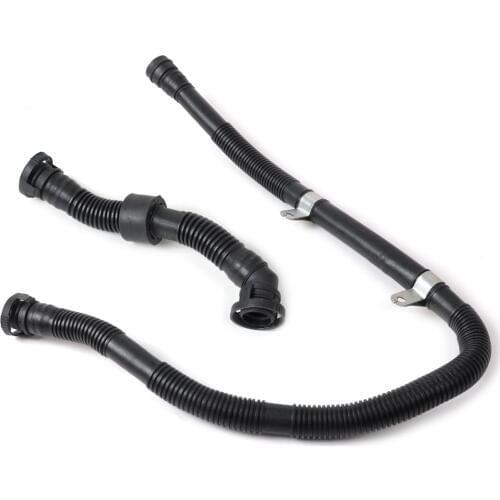 DWCX 8L0133817 06A133817Q 2pcs Secondary Air Injection Pump Hose for VW Golf Jetta Bora MK4 AUDI A3 TT 1999 2000 2001 2002 2003