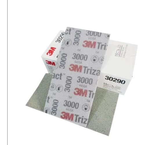 70*114mm 3M Softback Sanding Sponge Foam Pads Grinding Polishing Sandpaper Abrasive Super Ultra Microfine Grit 3000/5000