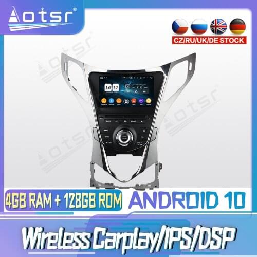 Android 10 PX6 128G For Hyundai AZERA Grandeur 2011 DVD GPS Navigation Auto Radio Stereo Video Multimedia Player HeadUnit 2din