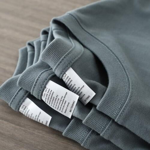 C603 Oversized T-Shirt Solid Color Basic Simple Men And Women Summer Cotton 270g Heavy Weight O-Neck Short Sleeved Couple Tops