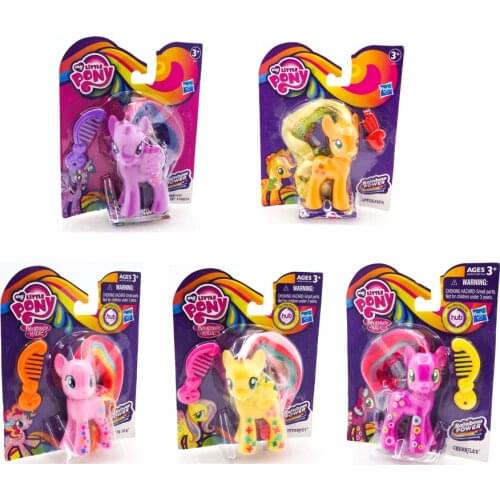 Hasbro Rainbow Pony with comb my little pony Cheerilee action figure model toy interactive gift