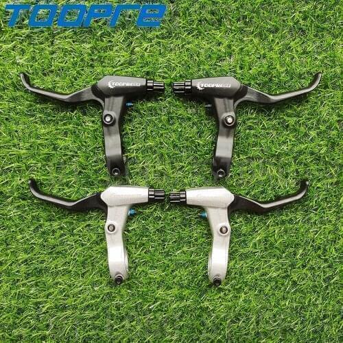 TOOPRE Bicycle Brake Lever Aluminum Alloy 3-Finger Set Biking Portable Dustproof Cycling Parts for TOOPRE MTB Road Folding Bike
