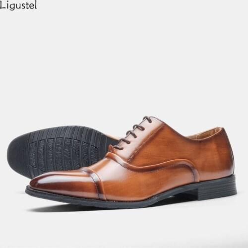 Ligustel Mens Leather Shoes