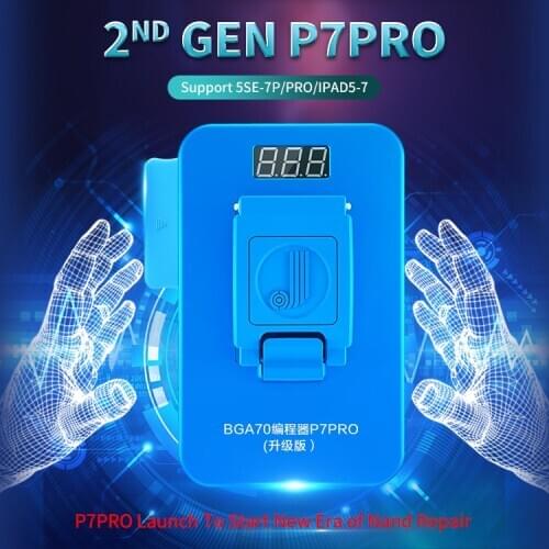 JC P7 PRO Multi-Function BGA70 NAND Programmer For ip 5SE-7P/PRO/Pad 5-7 One Button Nand Repair Read Write WIFI Unlock