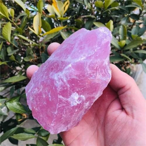 Natural Raw Pink Rose Quartz Crystal Rough Stone Specimen Healing crystal love natural stones and minerals stone