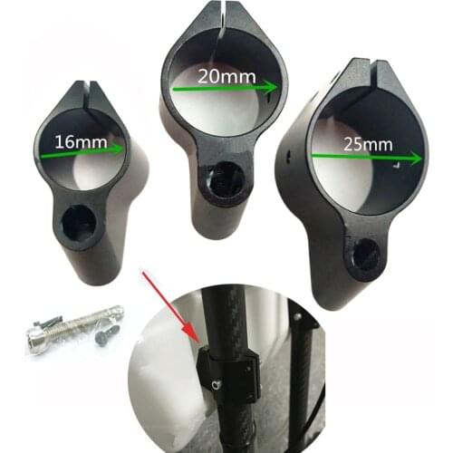 Spraying kettle aluminum alloy Tripod connector 16mm 18mm 20mm 25mm for Agricultural plant protection UAV