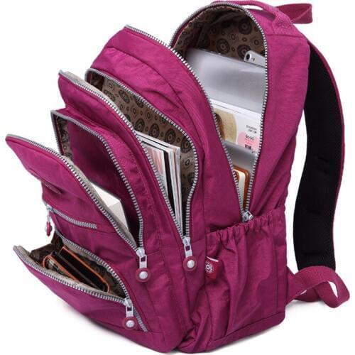 Schoolbags for Teenage Girls Boys Backpacks Female Waterproof Nylon Casual Bagpack Women Travel Shoulder Bag Mochila Feminine