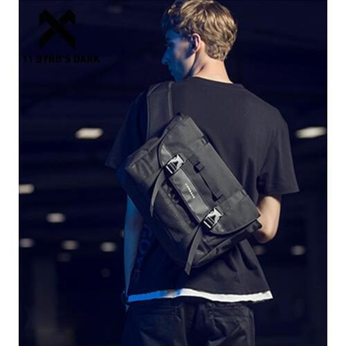 11 BYBBS DARK Hip Hop Crossbody Bags Waterproof Bag Sling Shoulder Men 2020 Travel Bag Durable Mountain Bike Messenger Bag