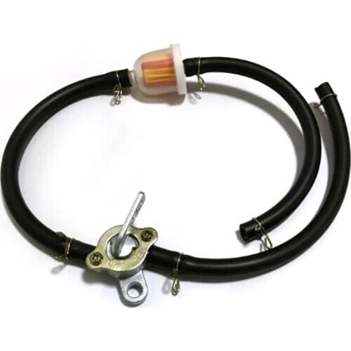 38cmx4cm Motorcycle Scooter Fuel Filter Tank Switch Oil Hose 50CC-150CC For Dirt Bike