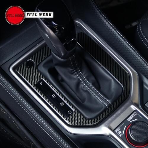 1pc Stainless Steel Gear Shift Panel Trim Decoration Cover Frame for Subaru Forester 19 Interior Protector Sticker Accessories