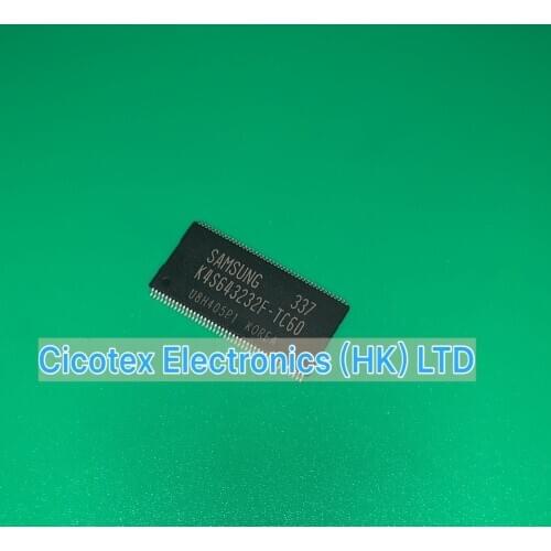 2pcs/lot K4S643232F-TC60 TSOP86 K4S 643232F-TC60 2M x 32 SDRAM 512K x 32bit x 4 Banks Synchronous DRAM LVTTL K4S643232FTC60