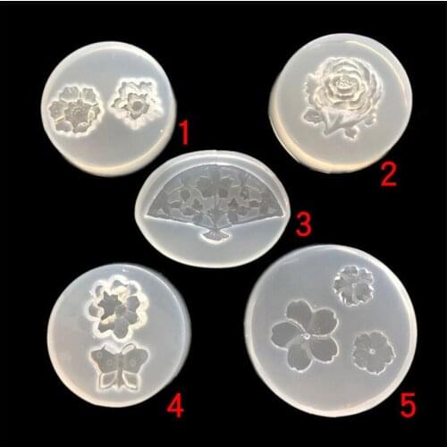 5*1CM DIY Sugar Craft Cake Vintage Petal Flowers Cake Silicone Mold Fondant Mold Cake Decorating Tools Gum Paste Mold
