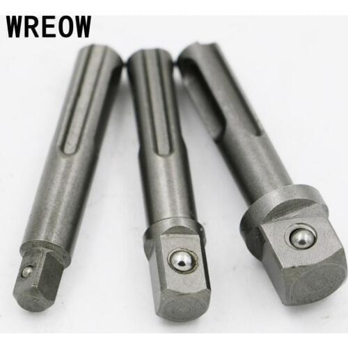 3Pcs 1/4" 3/8" 1/2" Socket Nut Driver Adaptor Set SDS Drill Chuck Adapter Power Extension Tool For hammer impact Power drill