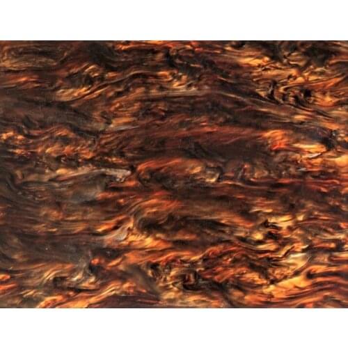 Acrylic/PMMA Pearlescent Ripple/Stream Sheets 3.0mm for Jewelries, Crafts, Art Works, Decoration - Dark Brown (SW15)