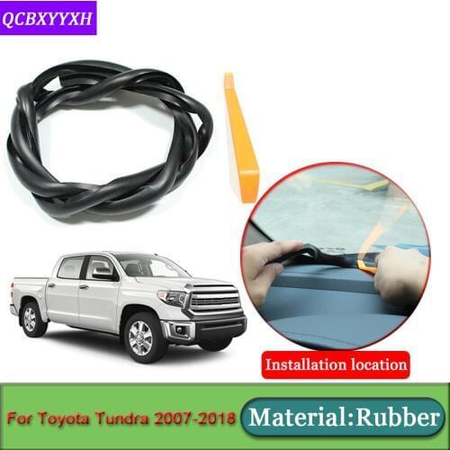 Car-styling For Toyota Tundra 2007-2018 Anti-Noise Soundproof Dustproof Car Dashboard Windshield Sealing Strips Auto Accessories