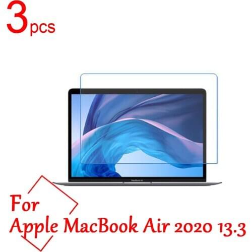 3pcs glossy Clear/Matte/Nano Soft LCD Screen Protectors For Apple New Macbook air 13.3 2020 Notebook Laptop Protective Film