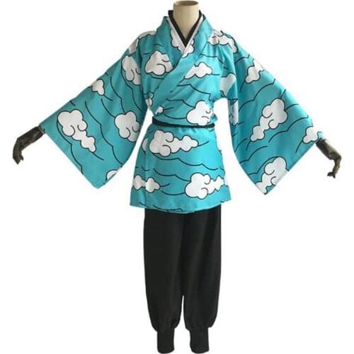 2020 Demon SlayerKimetsu No Yaiba Kamado Tanjirou Urokodaki Sakonji Suit Cosplay Halloween Carnaval Christmas Costume Fancy Dres