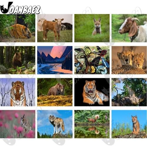 Goat Diamond Painting 5D Diy Tiger Mosaic Embroidery Ferocious Animal Cross Stitch Inlaid Gift Design Home Decoration