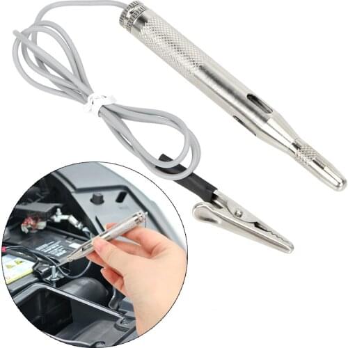 LEEPEE 6V-24V Voltage Test Pen Copper Probe Light System Test Car Circuit Tester Probe Lamp Auto Light Lamp Detector