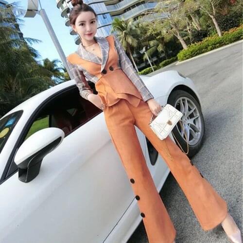 Женские брючные костюмы LSHITT China At AliExpress