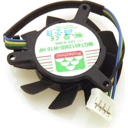 MGT4012MB-W10 HF 12V 0.09A 37mm 31*31*31mm 4Pin Cooler For NVIDIA Graphics Card Cooling Fan