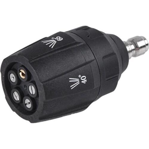 5 In 1 High Pressure Washing Nozzle 1/4 Quick Connector Rotating 0 15 25 40 65 Cleaning Washer