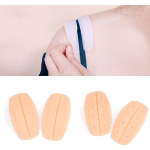 New 1pair Silicone Shoulder Pad Soft Bra Strap Holder Cushions Non Slip Shoulder Strap Pads Holder Bra Relief Pain For Women