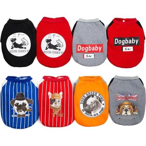 Pet Dog Clothes Pug French Bulldog Dog Hoodies Outfit For Small Dogs Pug Sweater Clothing Puppy Coat Jacket