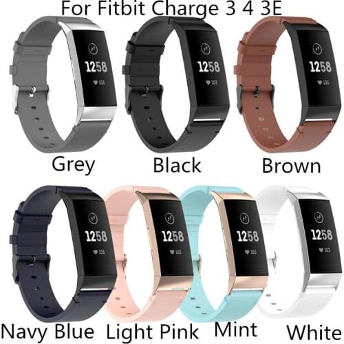 Leather Strap For Fitbit Charge 4 Band Replacement Wristband Charge4 SmartWatch Wrist Bracelet Watchband Fitbit Charge 3/3E Band