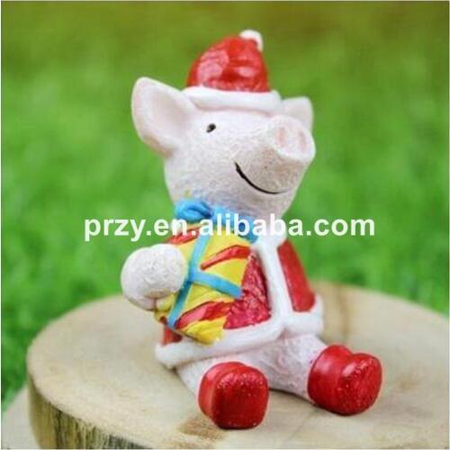 3d pig Christmas Silicone molds soap mold pig handmade soap molds Christmas silica gel die Aroma stone moulds candle mould