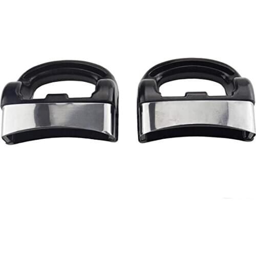 2PCS Easy Install Pot Handle Dismountable Double Hole Short Bakelite Grip Pan Anti Scalding Kitchen Tool Black Accessories