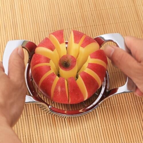 Manual Apple Cut Block Magic Multifunction Household 304 Stainless Steel Large Apple Slicer Kernel Cutter Valve