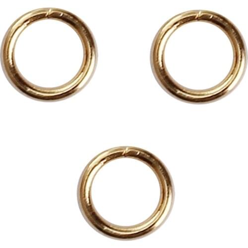 50 PCs 3.5mm-6mm Stainless Steel Connector Jump Rings Links Hooks Clasps For Diy Jewelry Finding Making Accessories