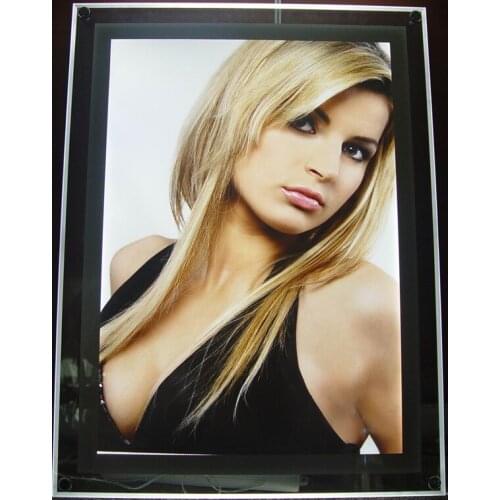 LED Slim Crystal Light Box movie picture frame 20"x30" Poster sign Display