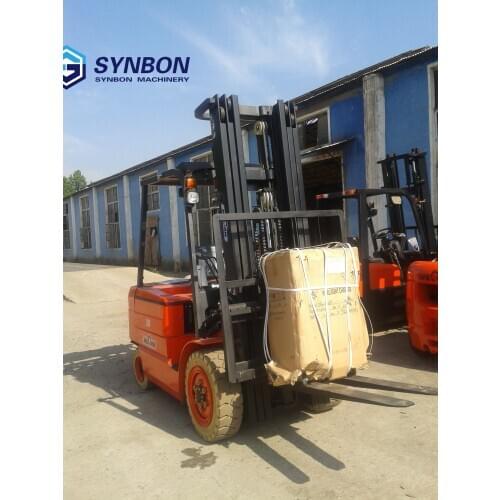 SYNBON Cost-effective electric forklift 1.5t electric forklift 1500kg electric forklift truck ac motor and solid tire