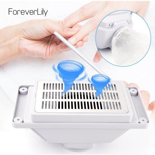 Built-in Table Desk Nail Suction Vacuum Cleaner SD-39C SD-43C Strong Fan Speed with Dust Bag Manicure Nail Dust Collector Device