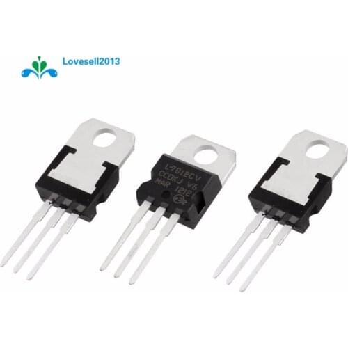 10Pcs/Lot L7812CV LM7812 L7812 TO-220 Voltage Regulator IC 12V 100% Original