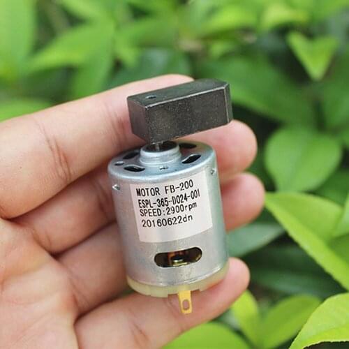 DC 12V-24V 2900RPM Micro 365 Vibrating Motor Strong Vibration Carbon Brushes Long Life Strong Vibrator For Massager