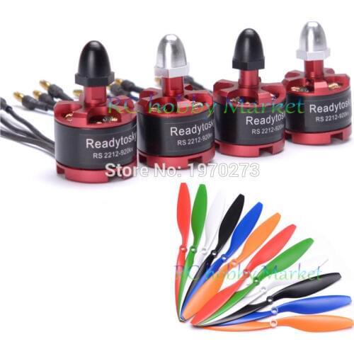 4pcs 2212 920KV Brushless Motor CW / CCW 1045 Propeller For F550 X525 Multicopter