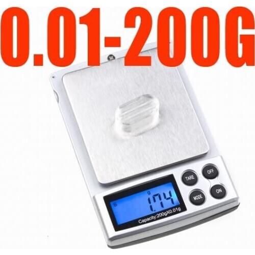 50PCS 200g x 0.01g DIGITAL Weight SCALE g/ oz/ ct/ ozt/ dwt Balance Pocket scales MATHS TOY