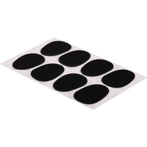 8pcs 0.3mm Mouthpiece Patches Pads Cushions for Alto Sax Tenor Saxophone Black