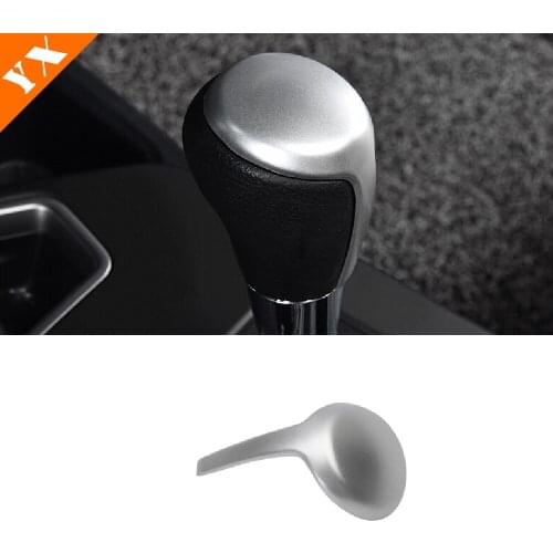 For Toyota RAV4 2016 2017 2018 Accessories ABS plastic Silver Car gear shift handle knob Sticker cover interior product