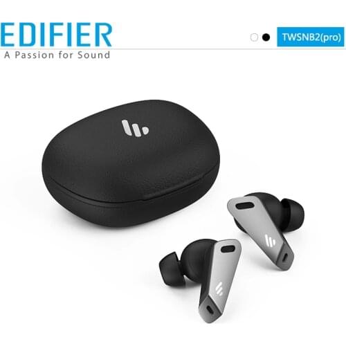 EDIFIER TWSNB2 TWS ANC Wireless Bluetooth Earbuds Active Noise Cancellation 10mm Unit Dual-mic Gaming Mode Bluetooth5.0 Earphone