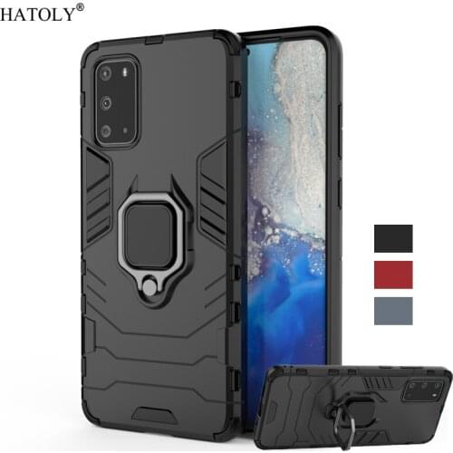 For Samsung Galaxy S20 Case Shockproof Bumper Magnetic Ring Holder Hard Armor Phone Back Cover For Samsung Galaxy S20 5G Case