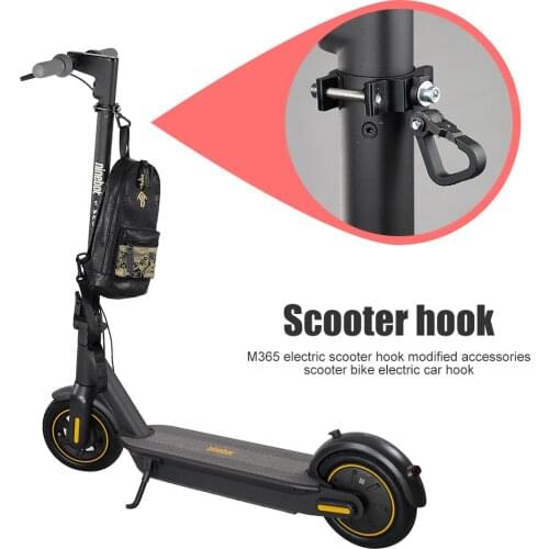 Aluminum Alloy Electric Scooter Bag Luggage Helmet Hook Hanger with Screw for Xiaomi Mijia M365 Scooter Accessories
