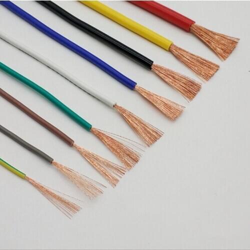 Multi strand soft copper core 0.3 / 0.5 / 0.75 / 1.0 / 1.5 / 2.5 / 4 / 6 square electronic power supply sub row wire